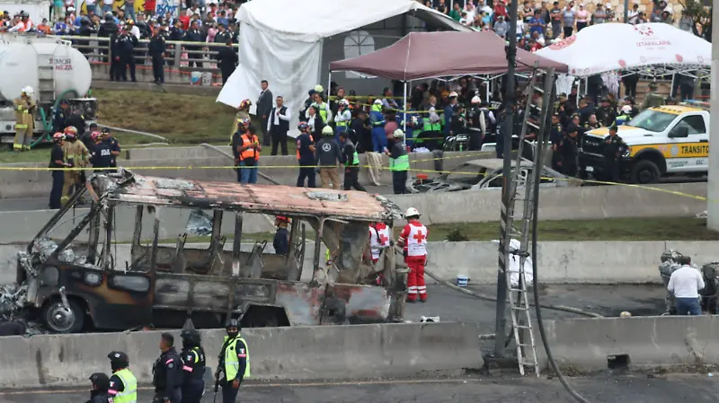 Así fue la explosión de una pipa de gas bajo el puente de La Concordia, Iztapalapa